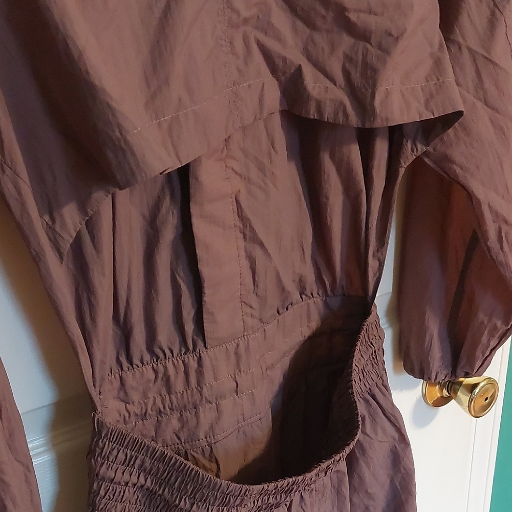 Athleta Chocolate Brown Jumpsuit - Picture 7 of 8